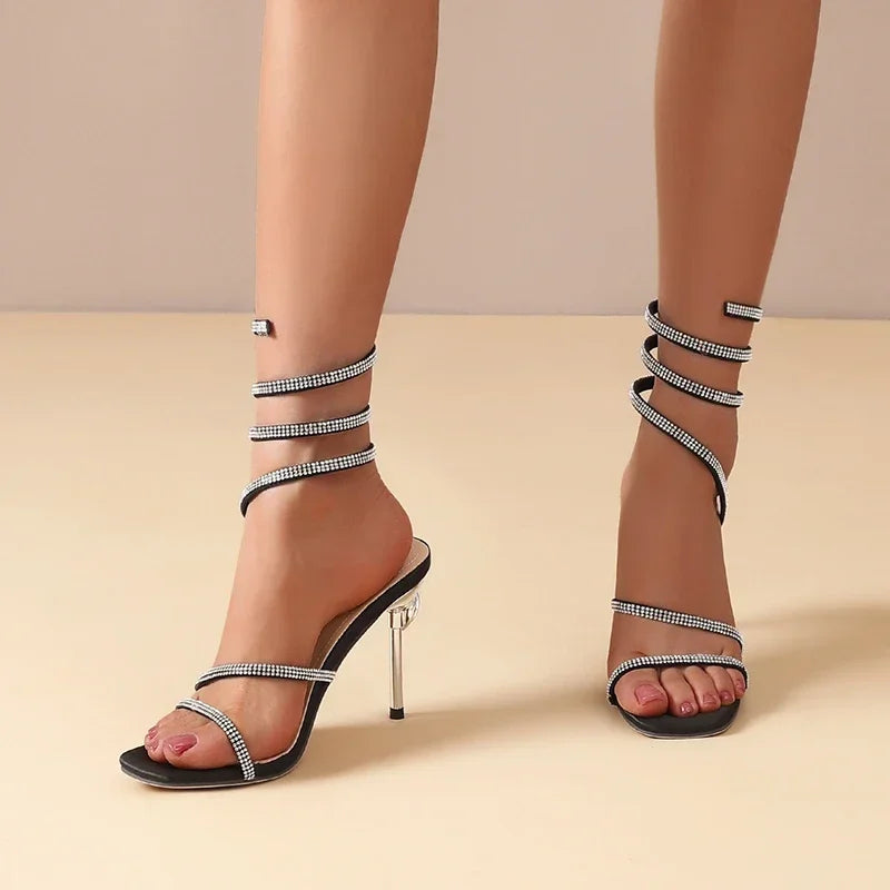 Seraphyne Spiral Strap Stilettos