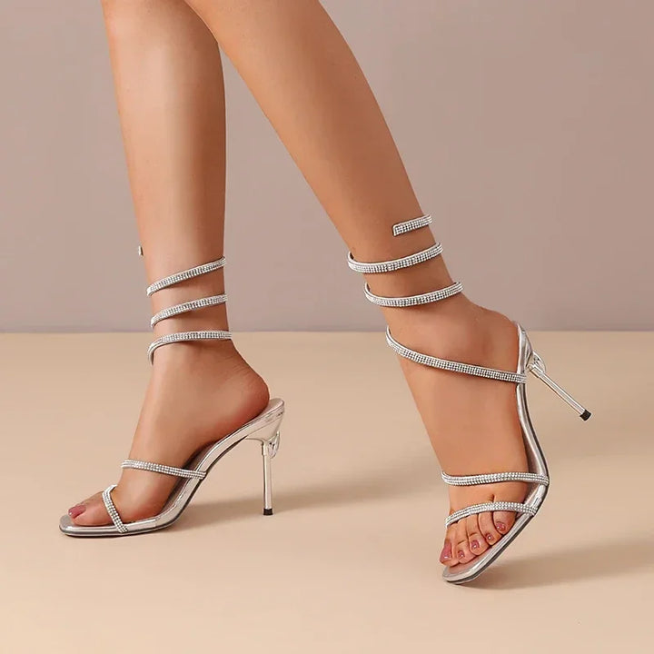 Seraphyne Spiral Strap Stilettos