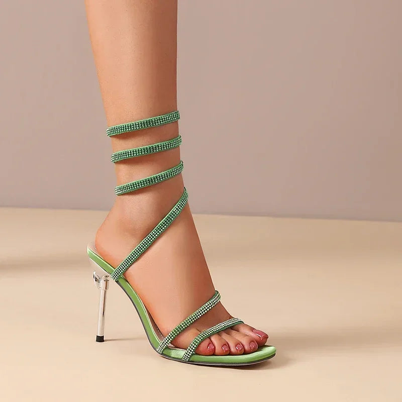 Seraphyne Spiral Strap Stilettos