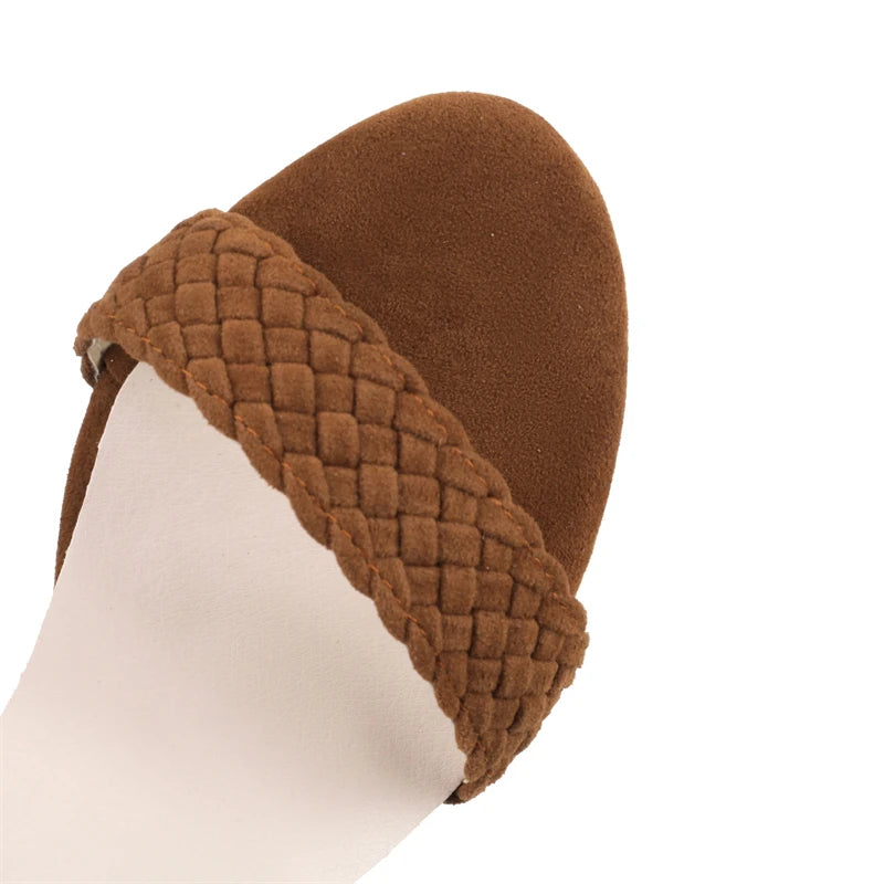 Mariedelle Braided Strap High Heels