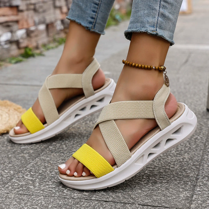 Voyageuse Cross-Strap Athletic Sandals