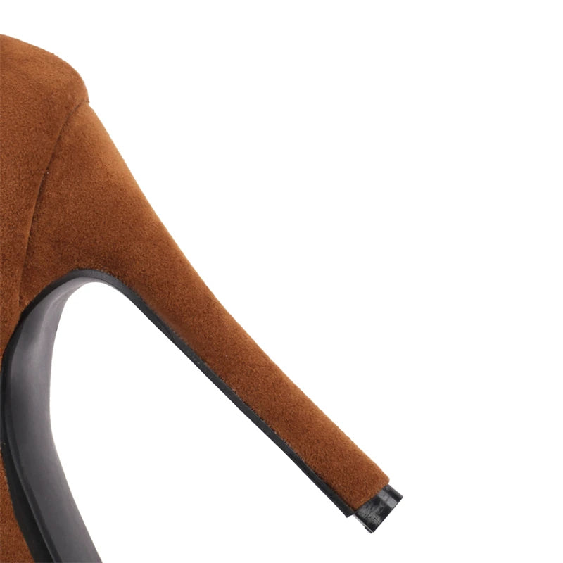 Mariedelle Braided Strap High Heels