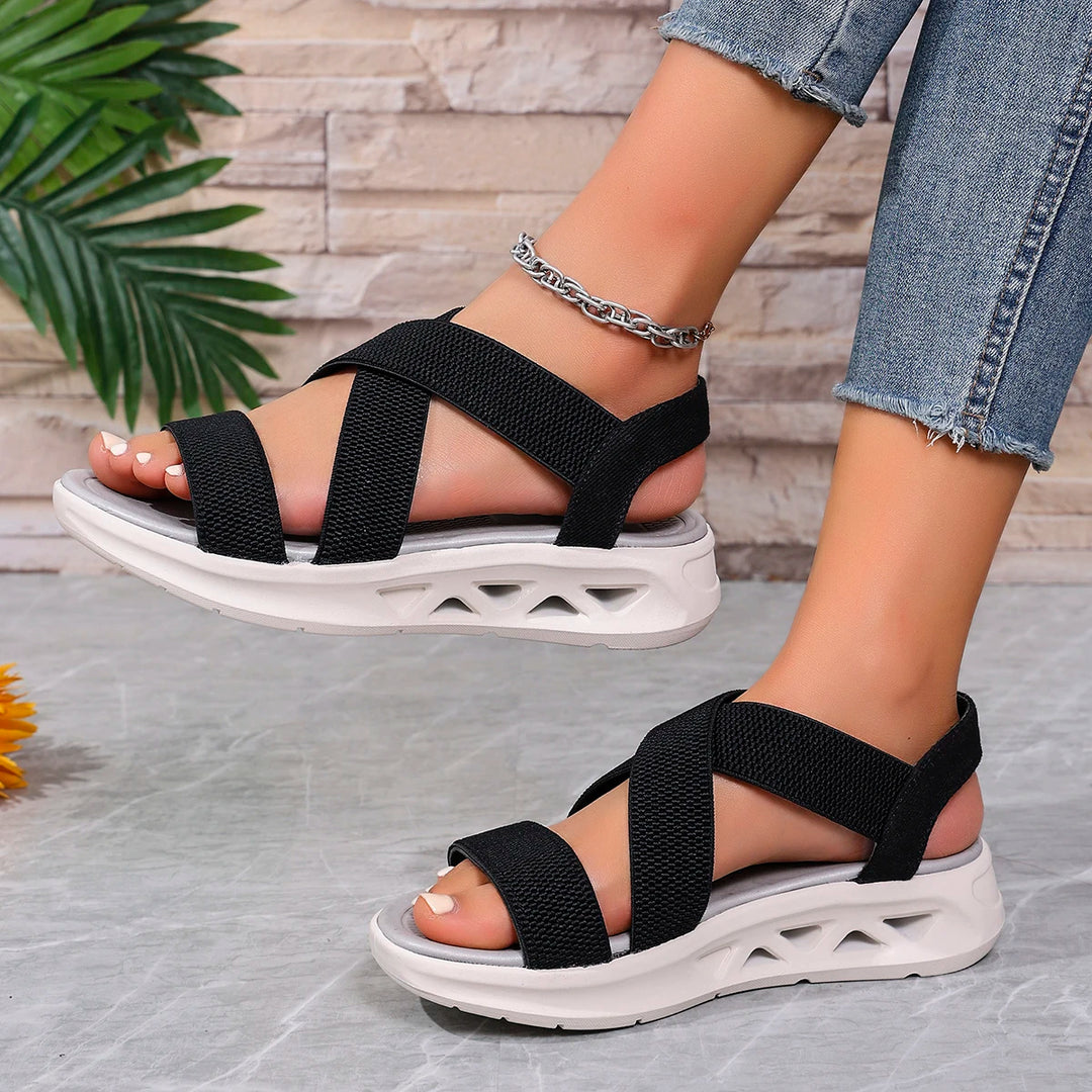Voyageuse Cross-Strap Athletic Sandals