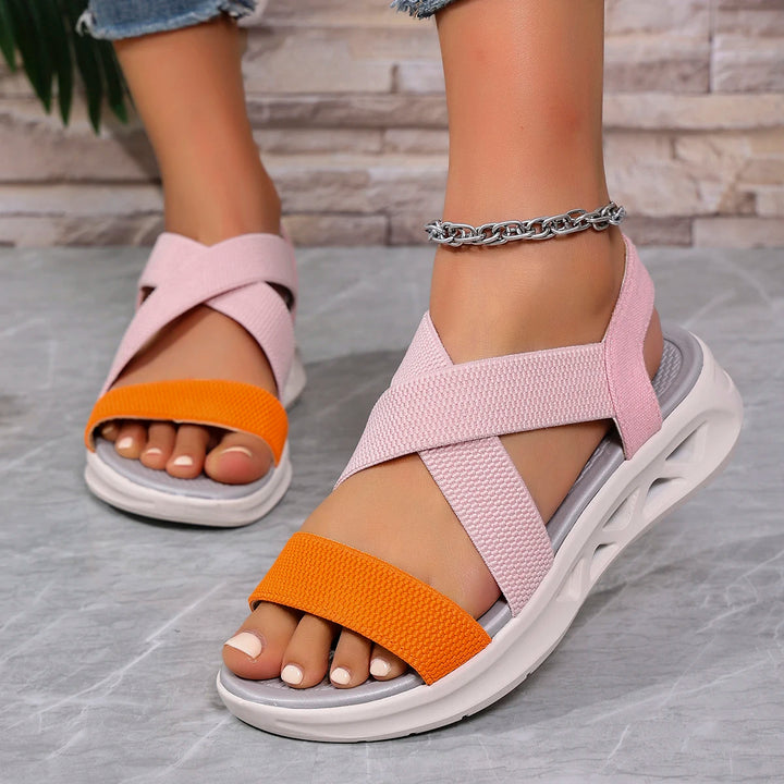 Voyageuse Cross-Strap Athletic Sandals