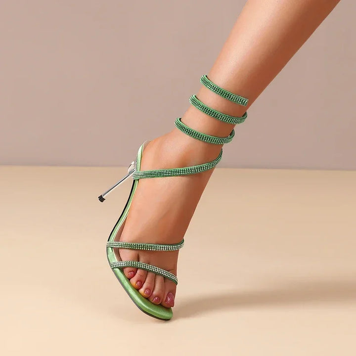 Seraphyne Spiral Strap Stilettos