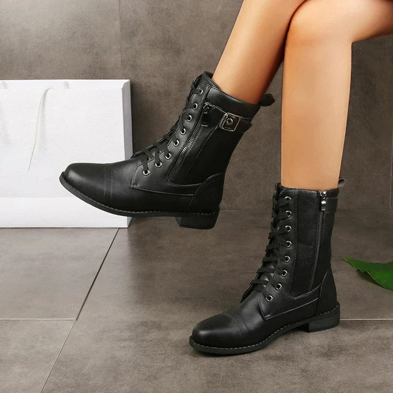 Roxxie Frontier Mid-Calf Boots