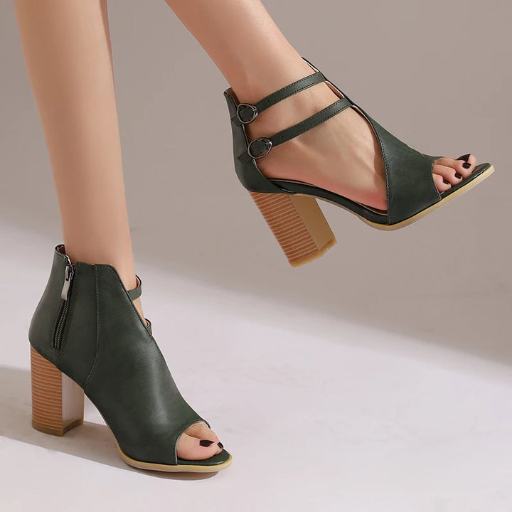 Jovie Sculpted Block Heels