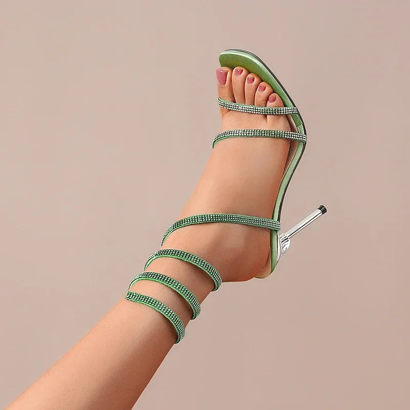 Seraphyne Spiral Strap Stilettos