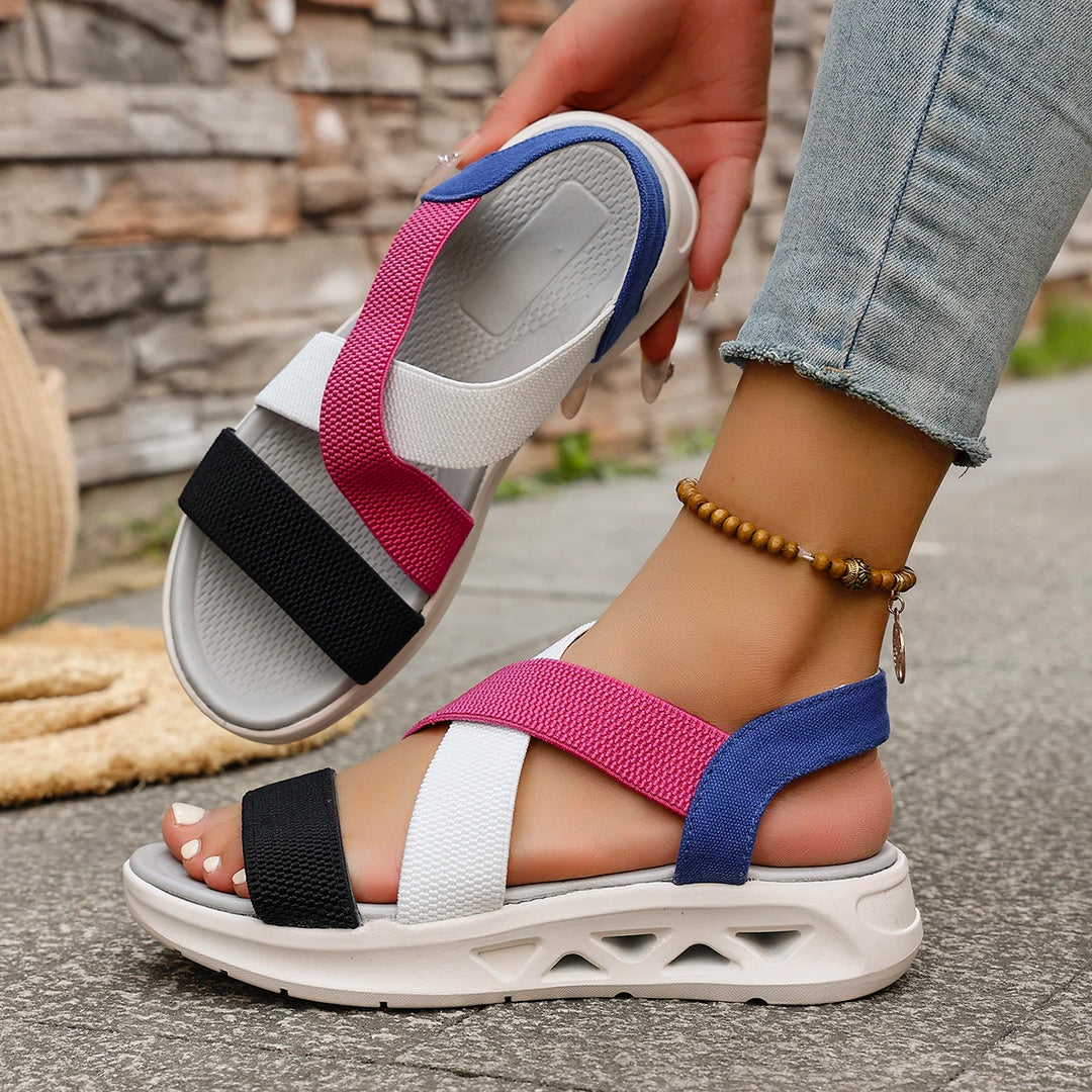 Voyageuse Cross-Strap Athletic Sandals