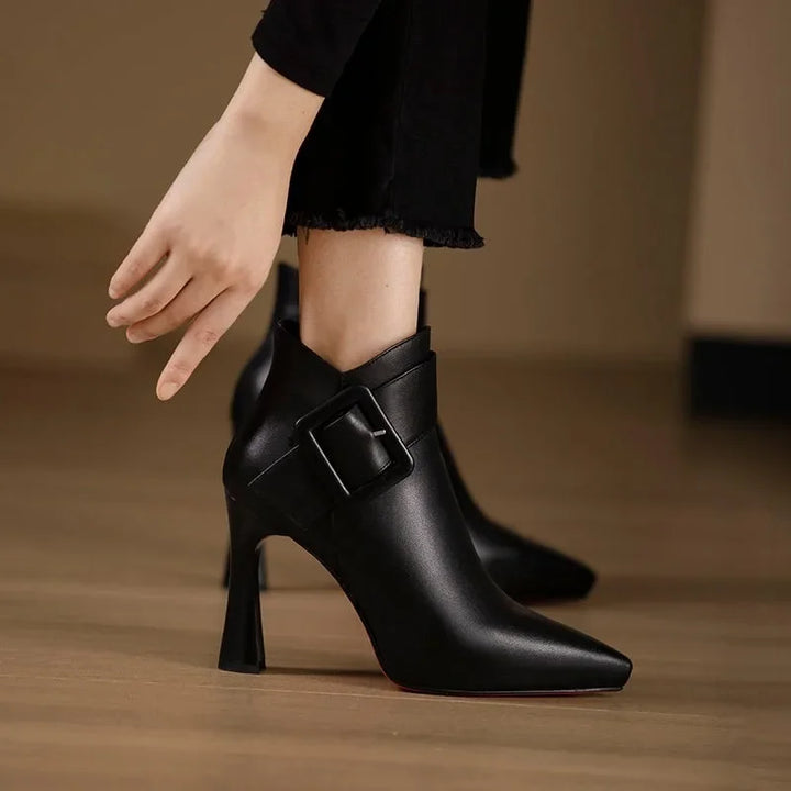 Celiá Ankle Buckle Stiletto Boots