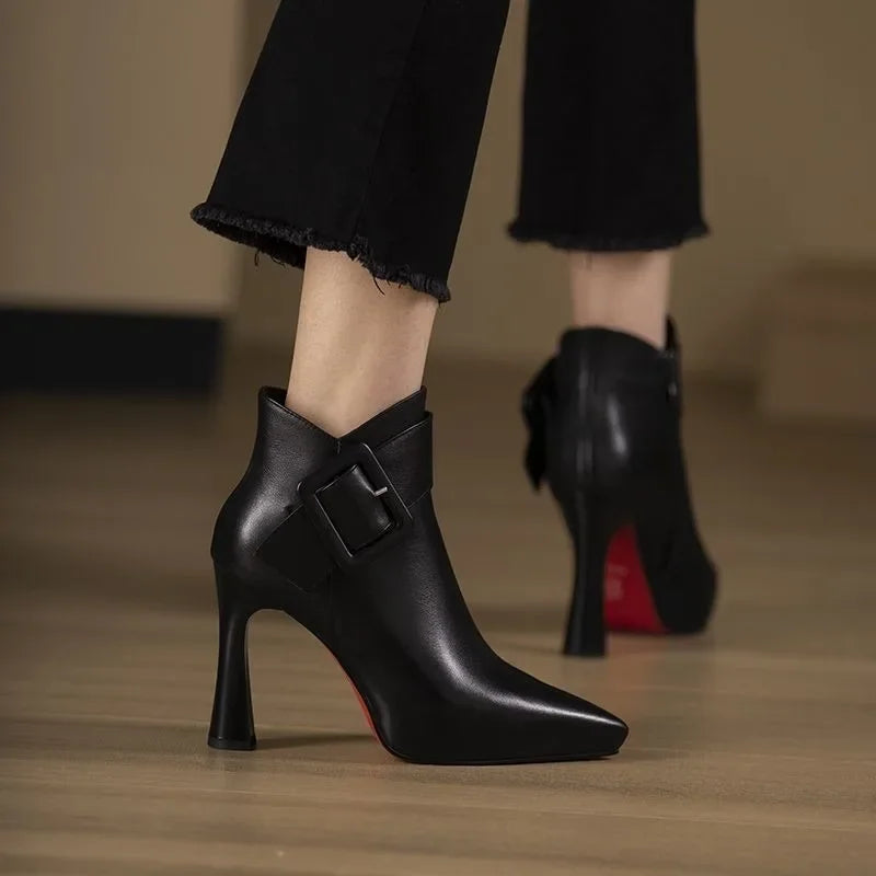 Celiá Ankle Buckle Stiletto Boots