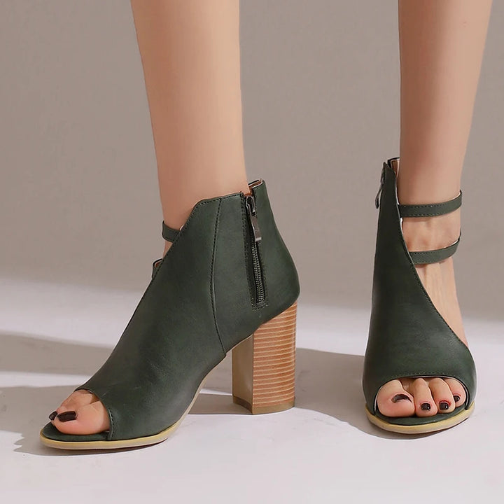 Jovie Sculpted Block Heels